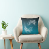 抽象芸術ドルフィンアット遊アメリカMoJo クッション (椅子)