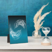 抽象芸術ドルフィンズ遊 フォトプラーク (側面)