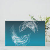 抽象芸術ドルフィンズ遊 便箋 (スタンド正面)