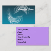 抽象芸術ドルフィンズ遊 名刺 (正面/裏面)