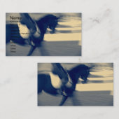 抽象芸術ドレスゲ 名刺 (正面/裏面)