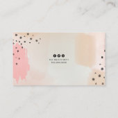 抽象芸術ドレス型枠ロゴリテールブティック 名刺 (裏面)