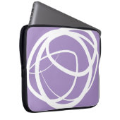 抽象芸術ドローデザイン電子バッグ ラップトップスリーブ (正面右)