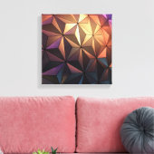 抽象芸術ドーム構造 キャンバスプリント (インサイチュ (リビング))