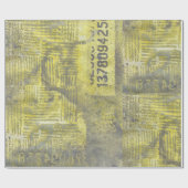 抽象芸術ナンバー1 ラッピングペーパー (フラット)