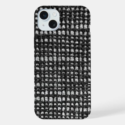 抽象芸術ニット組織 iPhoneケース (裏面)