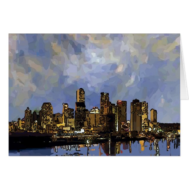 抽象芸術ニューオーリンズサンセットアッド文字 (正面横)