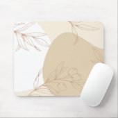 抽象芸術ニュートラルボホアート マウスパッド (マウス)