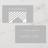 抽象芸術ニューハウスムービングエステ実在ート 名刺 (正面/裏面)