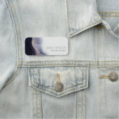 抽象芸術ネイビーブラックゴールドフォイル水彩洗剤 名札 (インサイチュ)