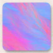 抽象芸術ネオンインクの流れ コースター (正面)