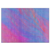 抽象芸術ネオンインク流 カッティングボード (正面)