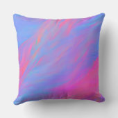 抽象芸術ネオンインク流 クッション (裏面)
