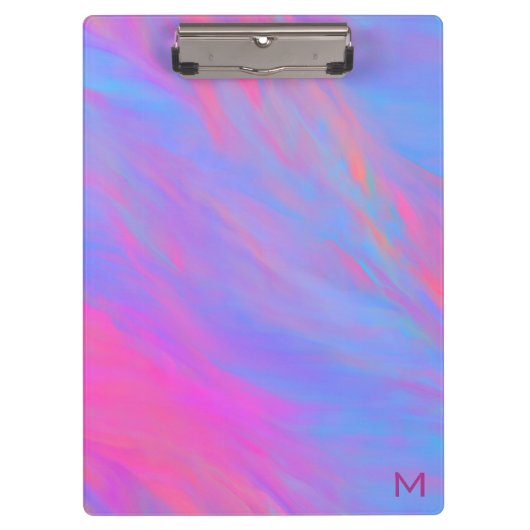 抽象芸術ネオンインク流 クリップボード (正面)