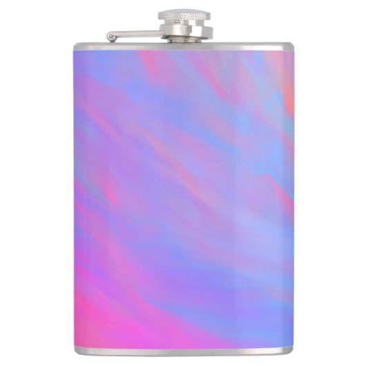 抽象芸術ネオンインク流 フラスク (正面)