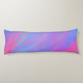 抽象芸術ネオンインク流 ボディピロー (裏面)