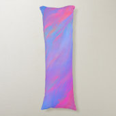 抽象芸術ネオンインク流 ボディピロー (正面縦)