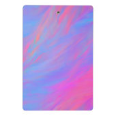 抽象芸術ネオンインク流 ミニクリップボード (裏面)