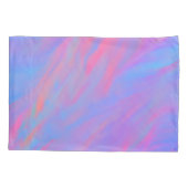 抽象芸術ネオンインク流 枕カバー (裏面)