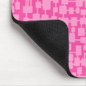 抽象芸術ネットワーク – Crinson 淡い色の F749A1のピンク マウスパッド (コーナー)