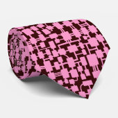 抽象芸術ネットワーク – Dark Brown 330000 ネクタイ (ロール)