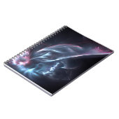 抽象芸術ネブラブルーとパープル ノートブック (左側)