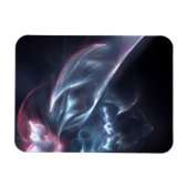 抽象芸術ネブラブルーとパープル マグネット (横)