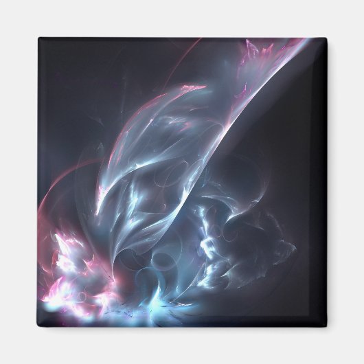 抽象芸術ネブラブルーとパープル マグネット (正面)