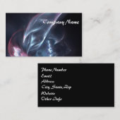 抽象芸術ネブラブルーとパープル 名刺 (正面/裏面)