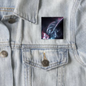 抽象芸術ネブラブルーとパープル 缶バッジ (インサイチュ)