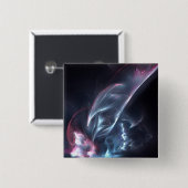 抽象芸術ネブラブルーとパープル 缶バッジ (正面&裏面)