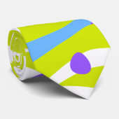 抽象芸術ノアズアークグリーンパープルブルーネックタイ ネクタイ (ロール)