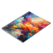 抽象芸術ノートデザイン ノートブック (左側)