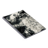 抽象芸術ノートブック（白黒） ノートブック (右側)