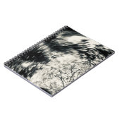 抽象芸術ノートブック（白黒） ノートブック (左側)