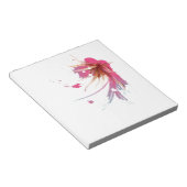抽象芸術ハイビスカスフラワー ノートパッド (アングル)