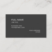 抽象芸術ハイビスカスモダン花 名刺 (裏面)