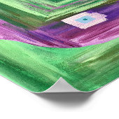 抽象芸術ハムサのポスター ポスター (角)