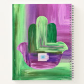 抽象芸術ハムザノート ノートブック (裏面)
