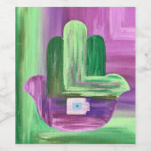 抽象芸術ハムザワインラベル ワインラベル (シングルラベル)