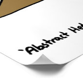 抽象芸術ハリネズミのポスター ポスター (角)