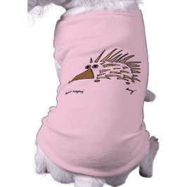 抽象芸術ハリネズミ犬のシャツ ペット服