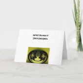 抽象芸術ハロウィンカード#1 カード (裏面)