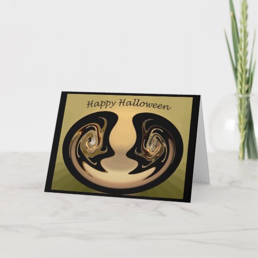 抽象芸術ハロウィンカード#2 カード (正面)