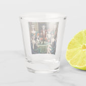 抽象芸術ハロウィーンカクテルパーティー ショットグラス (裏面)