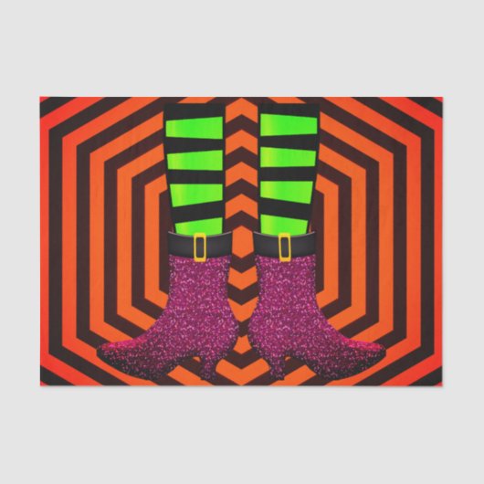 抽象芸術ハロウィーンティッシュペーパー 薄葉紙 (正面)