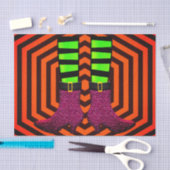 抽象芸術ハロウィーンティッシュペーパー 薄葉紙 (クラフト)