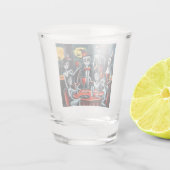 抽象芸術ハローウィンパーティ ショットグラス (裏面)