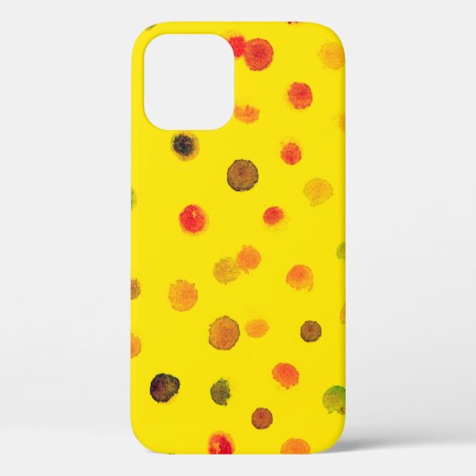 抽象芸術ハンドドローイ数々のメージ（カラードット）  Case-Mate iPhoneケース (裏面)