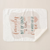 抽象芸術ハンドレターテラコッタファミリー引用文 シェルパブランケット (正面(横))